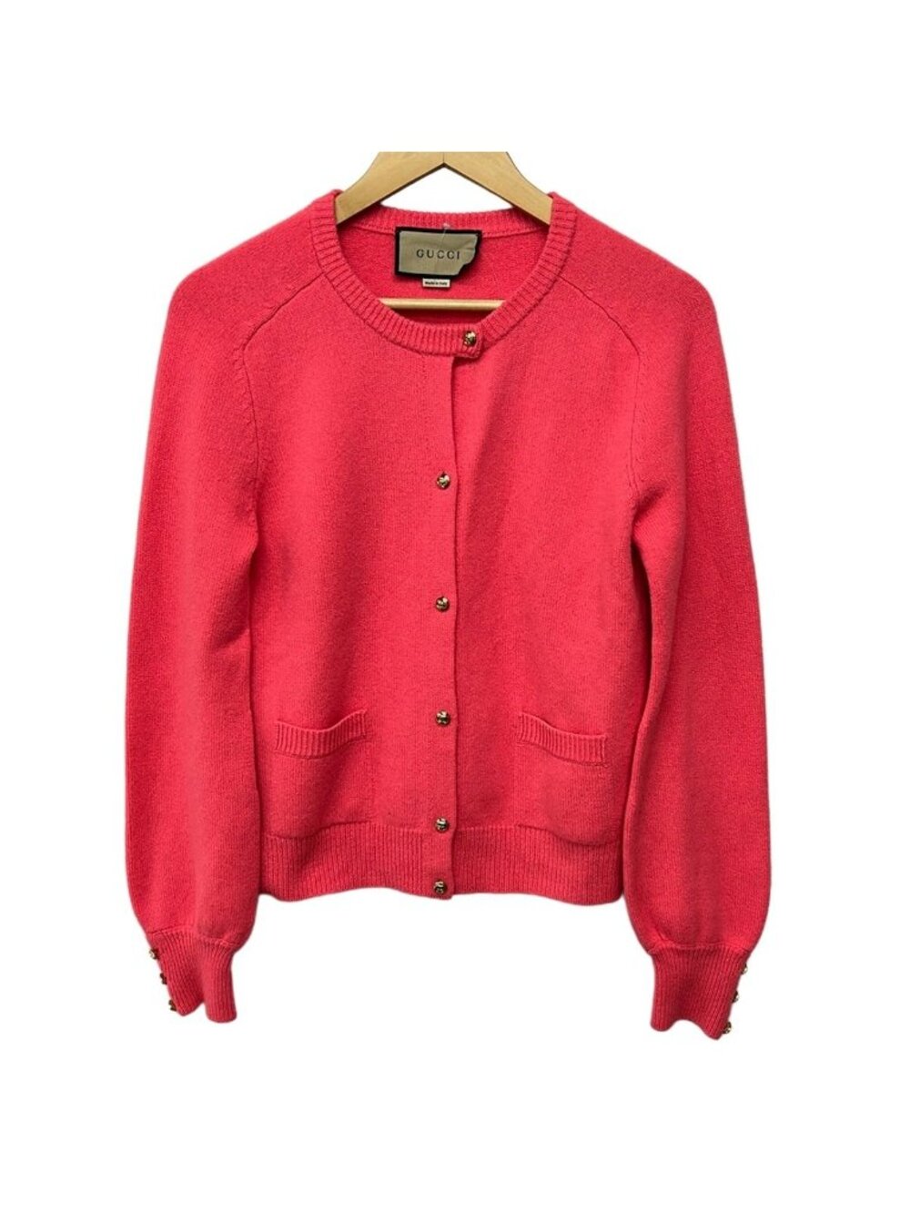 Gucci Cardigan S Pink Long Sleeve